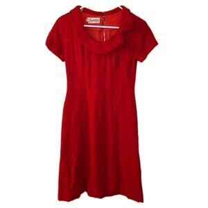 Vintage 50s/60 Women’s Cocktail Dress Jeunesse Size Small Metal Zipper